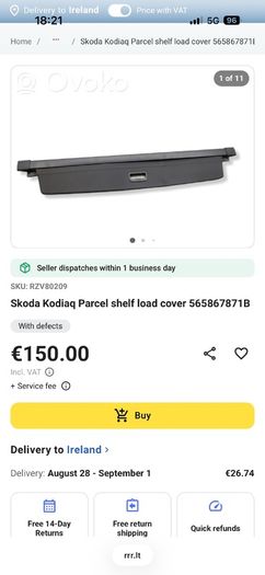 skoda kodiaq boot accessories