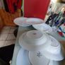 SET OF 6 Wedgwood Serving Plates Bowls Vogue Fine China Hotel Dining White Dishes England Image 10