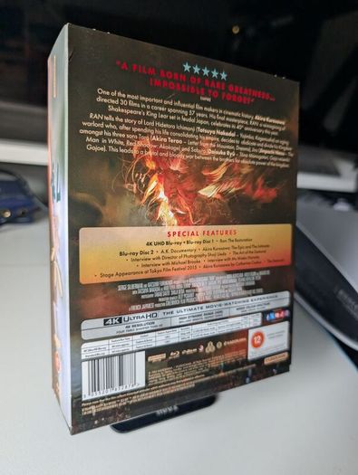 Ran 4K Blu Ray Collectors Edition