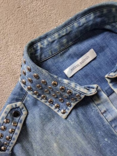 Balmain Denim shirt overshirt M L prada gucci