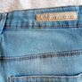 Stretchy Lands End Denim Shorts Size 170 Image 4