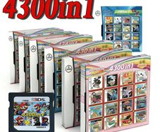 4300 in 1 Compilation Pokemon Game Cards DS NDS 3DS 3DS NDSL Game Cartridge Card Video Game Handheld Player (R4 card)