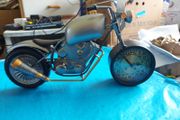 Ornamental Clock in the shape of a Motorcycle, from the Ashford Collection, working perfect and in excellent as new condition