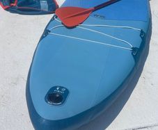 Inflatable paddle board
