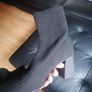 beautiful, bershka black knitted sock ankle boots Image 3