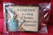 Garden Plaque (Resin)