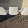 6 IKEA Vilmar stackable chairs - white Image 7