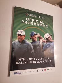 Dubai Duty Free Irish Open official Programme 2018.