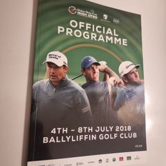 Dubai Duty Free Irish Open official Programme 2018.