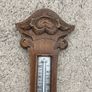 Antique late Victorian thermometer/ barometer Image 5