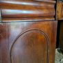 Georgian or Regency period mahogany side board with wine racks Image 4