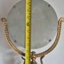 Art Deco/Empire-style figural bronze table vanity mirror Image 2