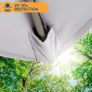 2.7M Grey Parasol Garden Umbrella Sun Shading | Water Repellent Polyester (UV 30)| Easy to Open and Close Crank Mechanism (FREE POSTAGE) Image 4