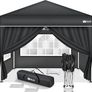 Gazebo 3 x 3 m Waterproof Pop-Up with 4 side panels Image 6