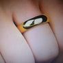 Gold Filled Titanium Steel Wedding Rings Image 3