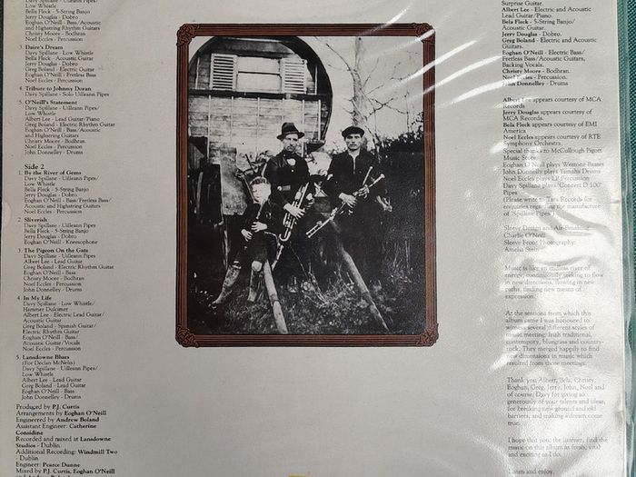 Davy Spillane - Atlantic Bridge Vinyl LP (1988) Original UK Release Cooking Vinyl VG+ Folk Trad