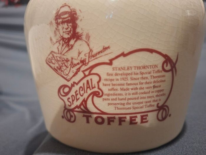Vintage 1950's Thorntons Special Toffee Jar