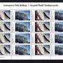 2013 Ireland Contemporary Public Buildings  Commemorative Stamps Sheetlet Plate 1A1A1A1A Mint Never Hinged (MNH) Image 3