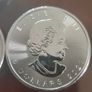 Canada maple leaf 1oz silver 999 coins Image 2