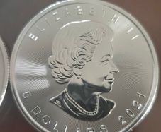 Canada maple leaf 1oz silver 999 coins