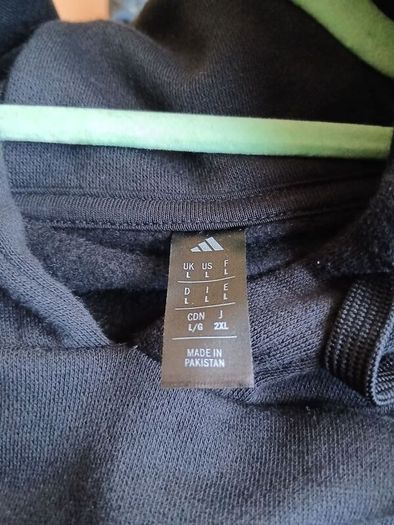 Hoodie mens addidas large