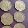Collection of 14 old French coins 20 10 and 5 centimes 1966 1997 Image 10