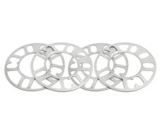 4 x 5mm Aluminum Alloy Wheel Spacers Shims Spacer Universal 4/5 Stud Fit