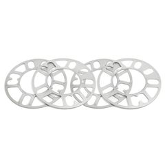 4 x 5mm Aluminum Alloy Wheel Spacers Shims Spacer Universal 4/5 Stud Fit