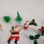 vintage christmas cake decorations can post Image 7