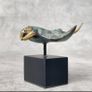 Manta Ray - Patinated And Polished Bronze Image 5