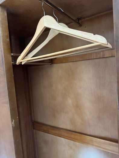 Vintage Art Deco Waterfall Wardrobe Set Ladies and Gentlemans Wardrobes