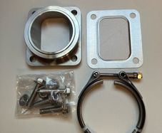 Turbo flange adapter T4 to V-band