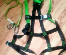 Honeywell Miller H-Design 1 Point Harness Mating Buckles - Size 2.  Plus Lanyard LIKE NEW