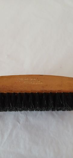Vintage Travel Shoe Care Kit. GREAT WALL Bag and brushes