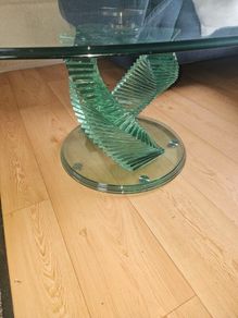 glass coffee table