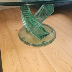 glass coffee table