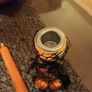 Halloween wooden candlesticks & candles x 2 Image 5