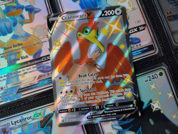 Cramorant V ! Full Art Shiny ! Promo ! from Sword and Shield Era ! 2021 ! Pokemon Card !