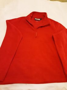 Casual Fleece for Extra Warmth  .. Size: 14 UK/40 EU .. Colour: Red .. FUTHER Price Drop