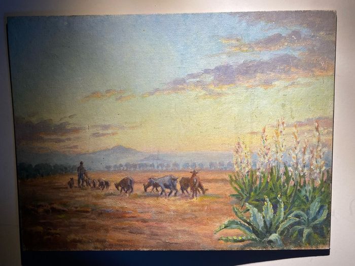 picture Oil on Board unsigned