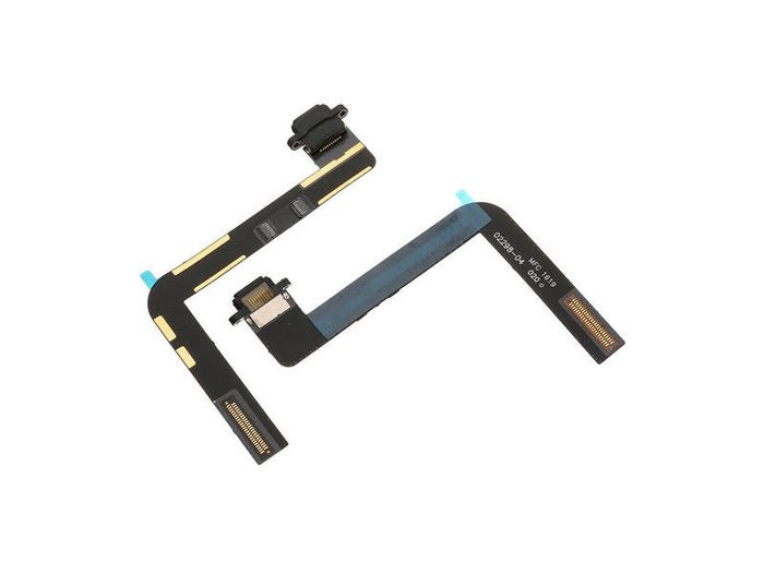 For iPad 10.2" 2020 8th Gen Charging Port Replacement Flex Cable Connector Black - FHT08IPDCP