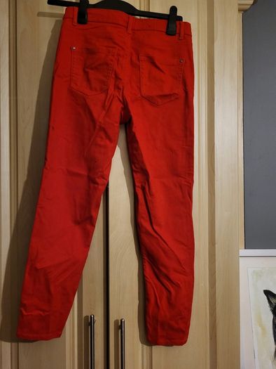 ESMARA Super skinny red jeans 7/8 lenght 38/10