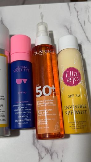 Luxury sunscreen spray mist new