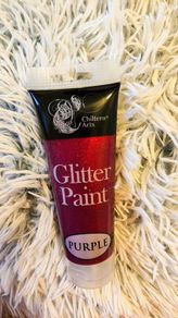 Purple Glitter Paint Sparkly Finish