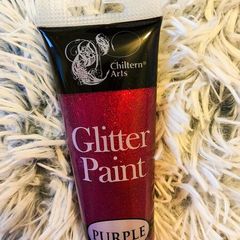 Purple Glitter Paint Sparkly Finish