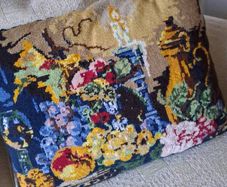 Elizabeth Bradley Needlepoint Cushion