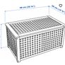 Storage box, blanket box, table. Image 4