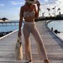 Booho top plus pants beach set Image 2