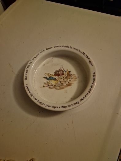 Vintage Wedgewood peter Rabbit nursery bowl