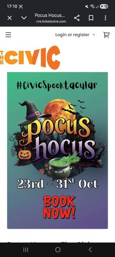 Civic Theatre Halloween Panto